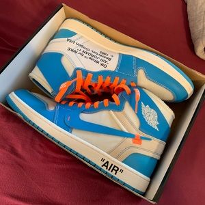 Jordan 1 Off White UNC Size 12